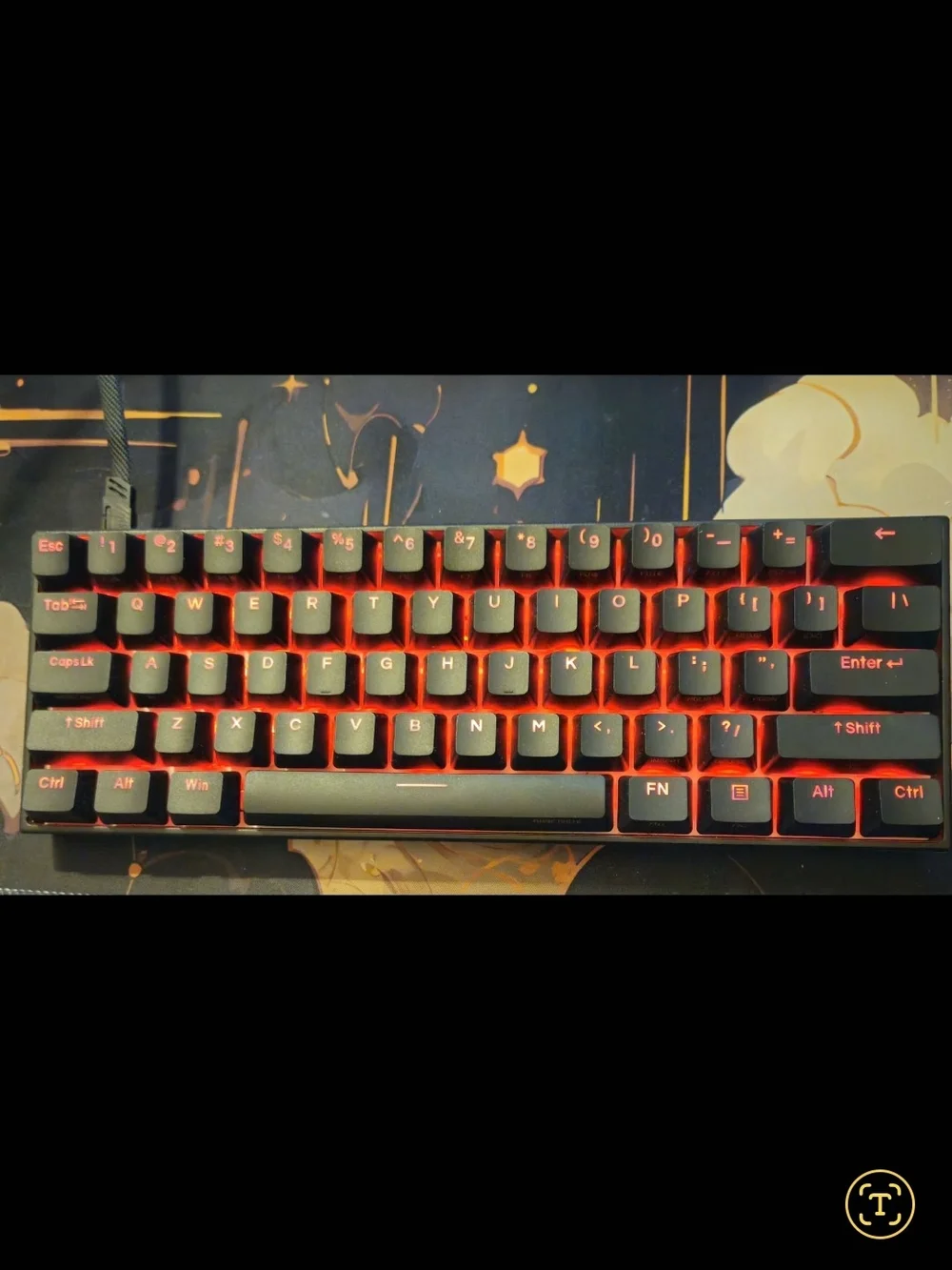 Anne Pro 2 60% Wireless Mechanical Gaming Keyboard RGB Bluetooth Gateron Brown